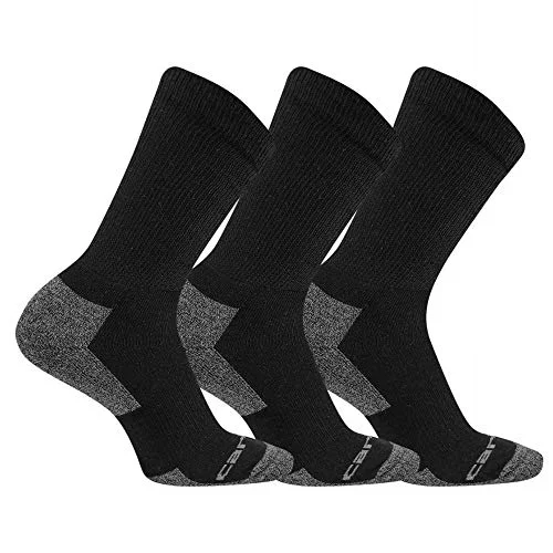 Carhartt SC2213M Men's Comfort Stretch Work Crew Sock - X-Large - Black