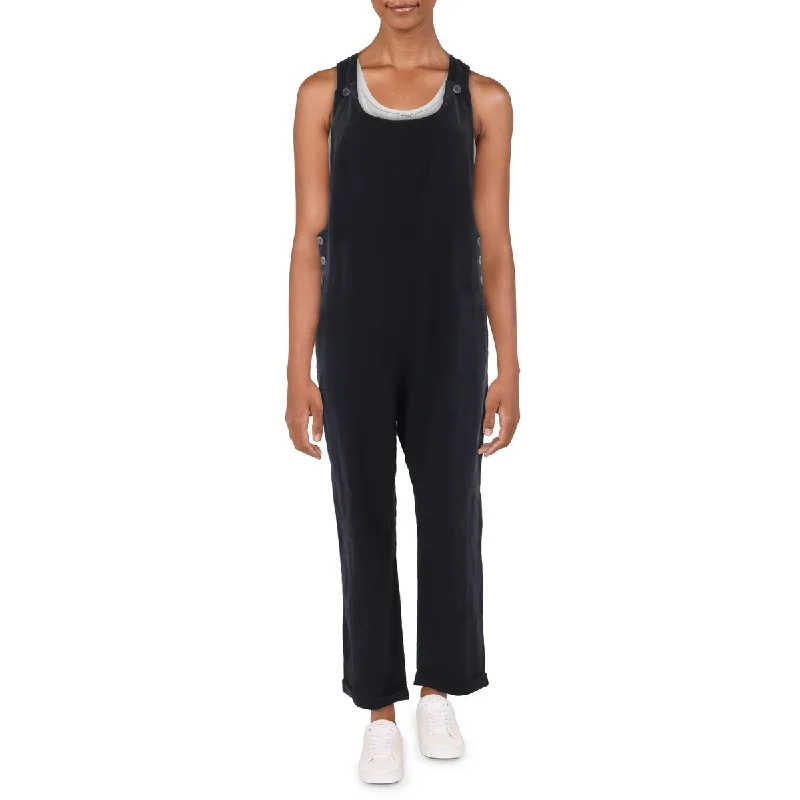 Freya Womens Cotton Cropped Overall