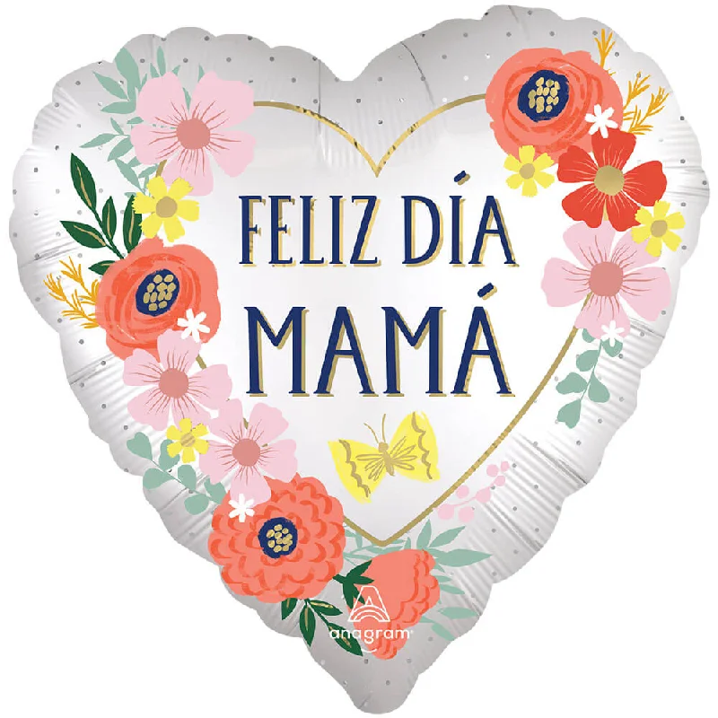 28 inch SATIN FELIZ DIA MAMA BLOOMS