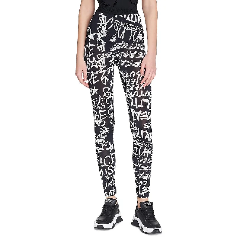 Womens Printed High Waisted Leggings