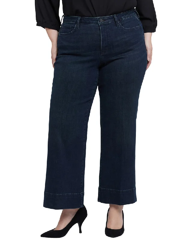 NYDJ Teresa Obsidian Blue Wide Leg Jean