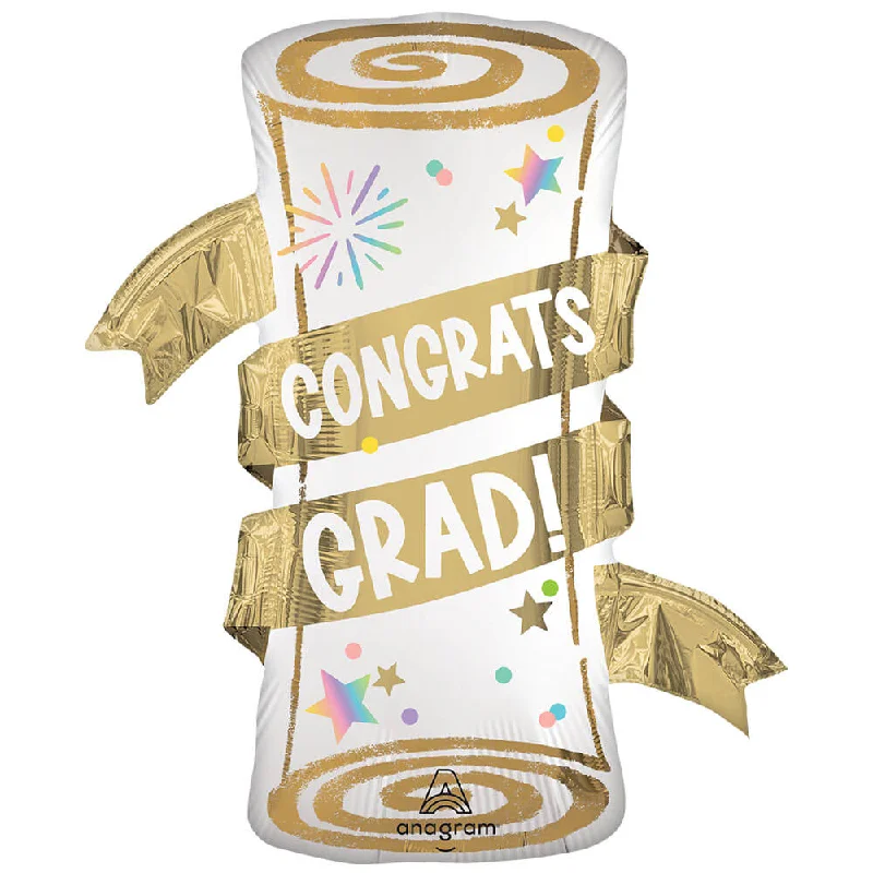 31 inch SATIN PASTEL GRAD PARTY DIPLOMA