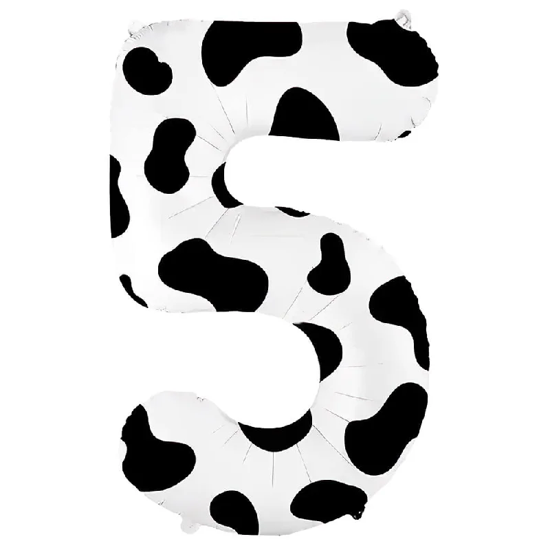 36 inch NUMBER 5 - COW PRINT