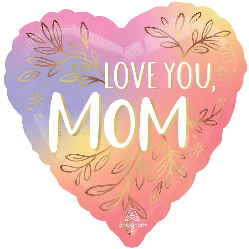 28 inch LOVE YOU MOM BOTANICAL TRACES