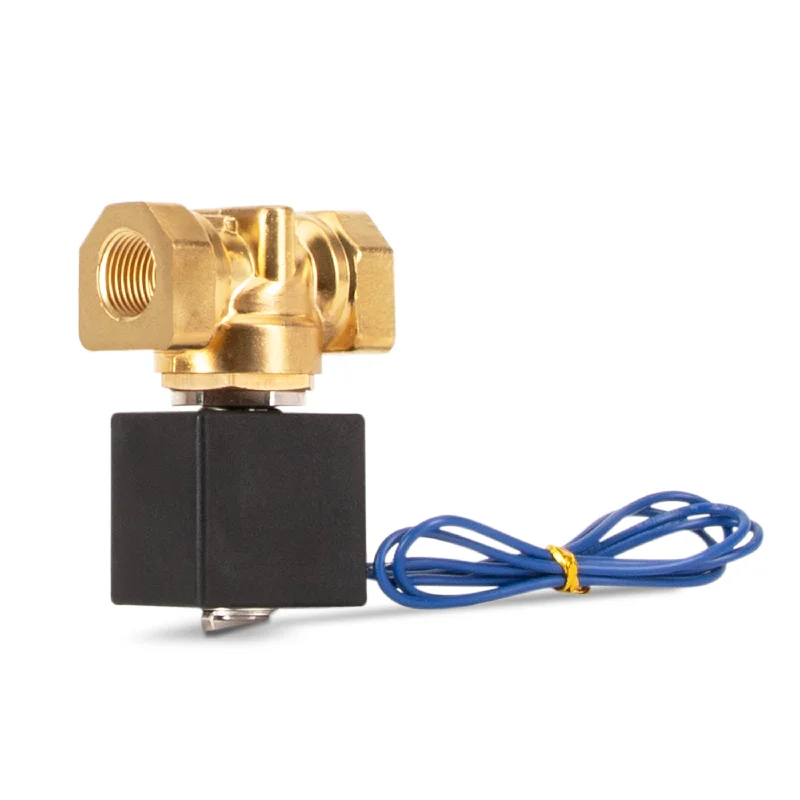 Brass Solenoid Valve, Closed, 110V 50/60hz, 3/4" FNPT