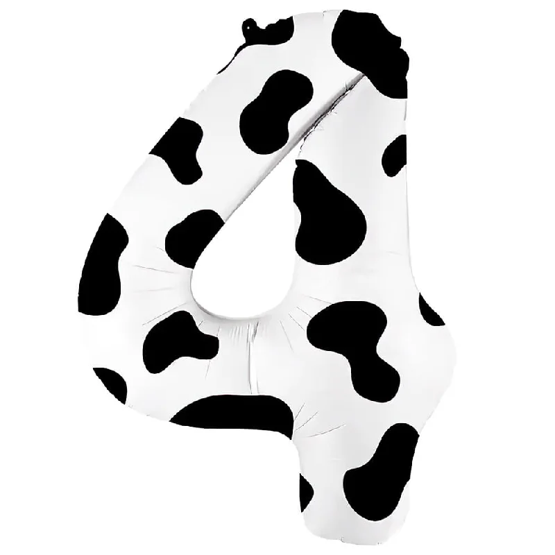 36 inch NUMBER 4 - COW PRINT