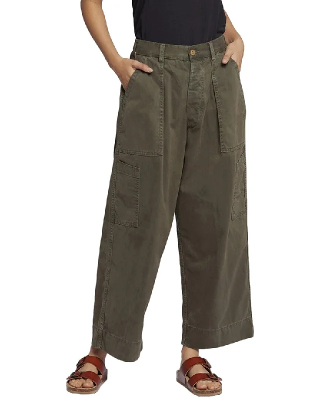 Current/Elliott The Spectrum Basil Crop Wide Leg Jean