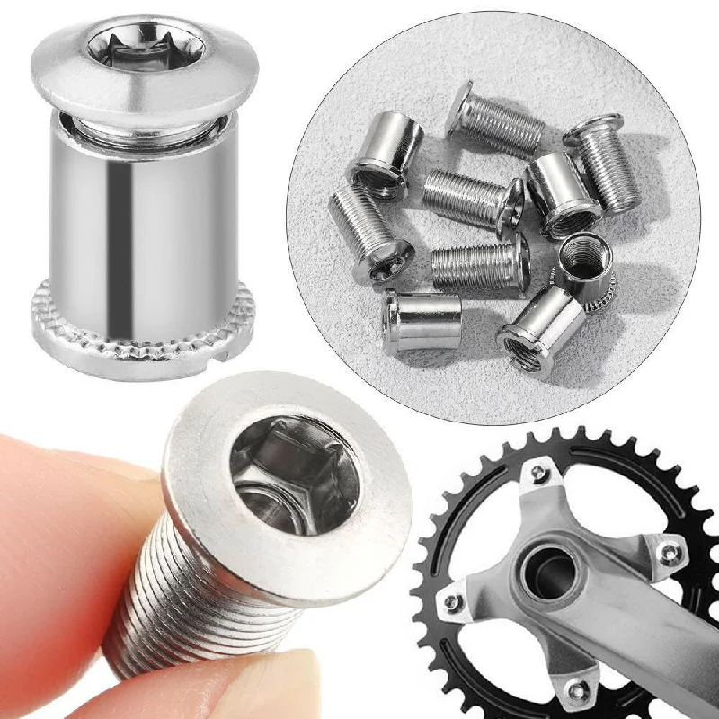 5 Pair Bike Chainring Bolts MTB Plate Screws Monoplate Or Double Or Three Plate Crank Parts Cycling Crankset Accessories