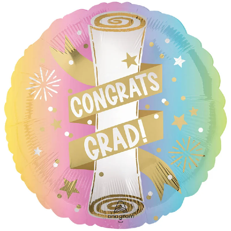 18 inch SATIN PASTEL GRAD PARTY