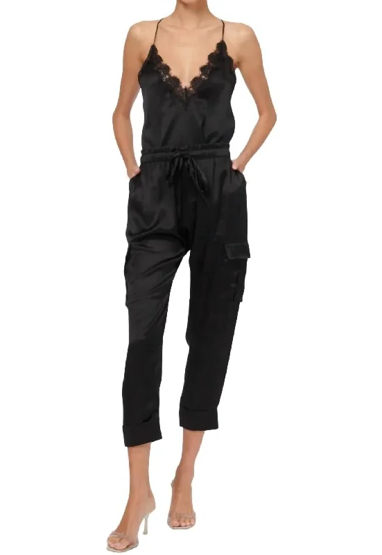 Carmen Cargo Pant In Black