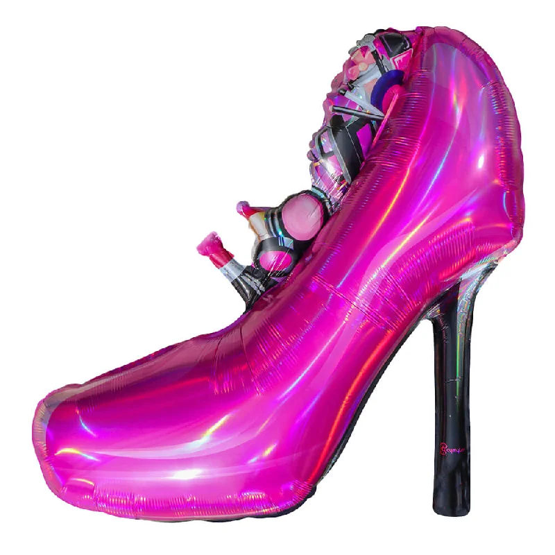 35 inch GLITZY HIGH HEELED SHOES