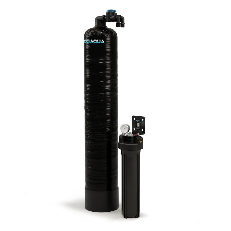 15 GPM Salt-Free Whole House Water Softener with Single-Stage Carbon Filter System