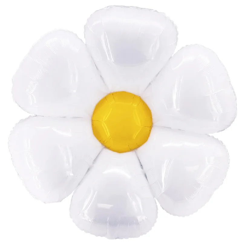 FLOWER SHAPE - WHITE AND YELLOW