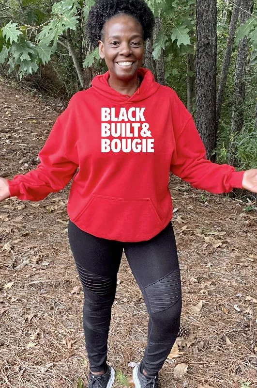 Black Built Bougie Bright Colors Hoodie