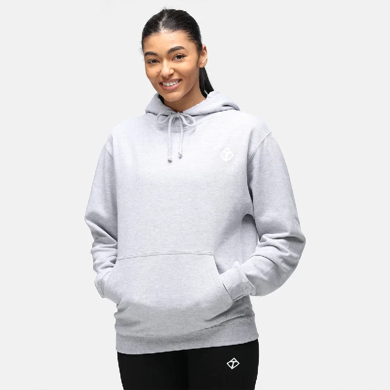 Heather Grey Diamond Hoodie