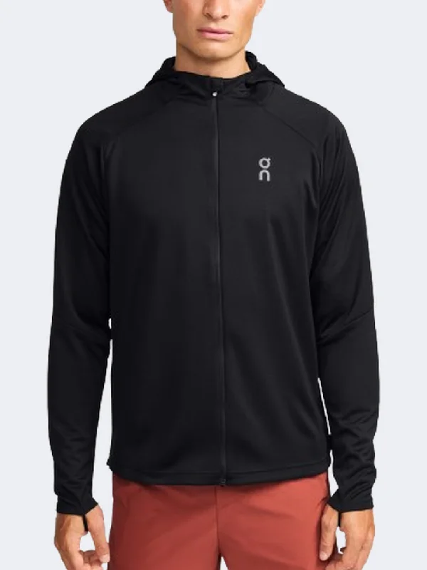 On Climate Men Running Hoody Black