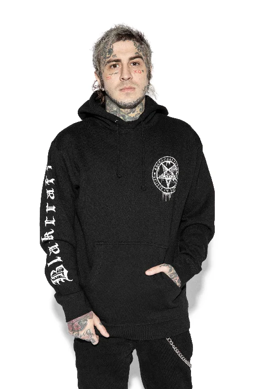 Skull Drip - Heavyweight Hooded Pullover Sweater