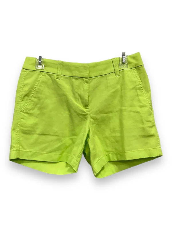 Green Shorts J. Crew, Size 2