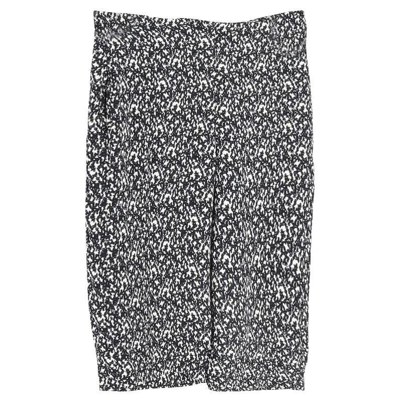 Joseph Printed Shorts in Black Cotton